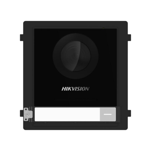 Panou videointerfon modular de exterior Hikvision DS-KD8003-IME1(B); 1 x buton apelare,