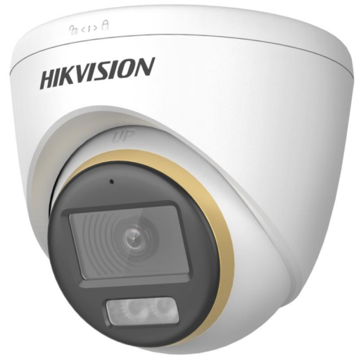 Camera de supraveghere Turret 2MP ColorVu Dual-light Hikvision DS-2CE72DF3T-LFS(2.8MM), lentila