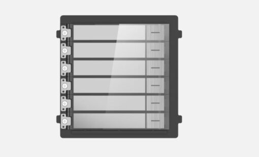 Modul de extensie videinterfon cu sase butoane de apelare Hikvision