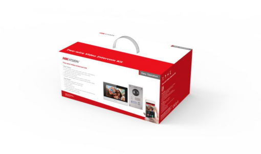 Kit videointercom IP Hikvision DS-KIS703Y-P, caracteristici post exterior: 2MP HD