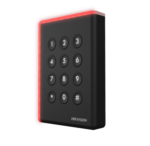 Cititor card cu tastatura Hikvision DS-K1108AEK, citeste carduri EM 125